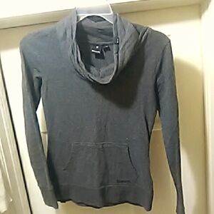 BENCH Charcoal Cowl Neck Sweater80 Cotton16 Polyester 12 Elastine